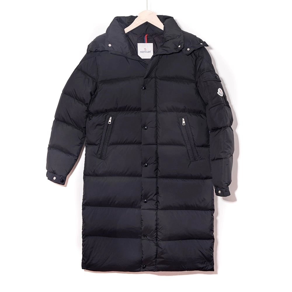 Moncler Hanoverian hooded long down jacket,Moncler