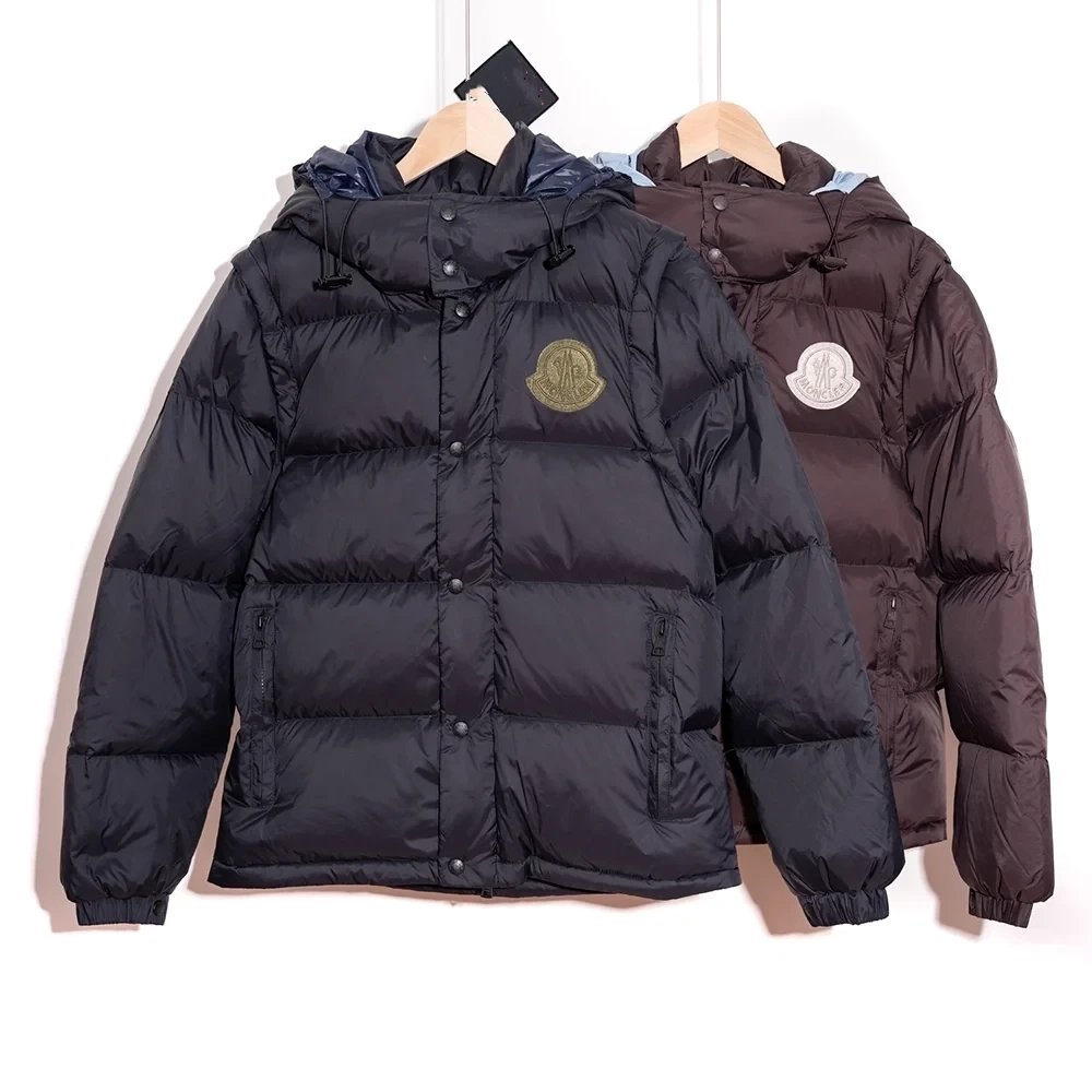 Moncler Cyclone 2-in-1 Hooded Short Down Jacket,Moncler