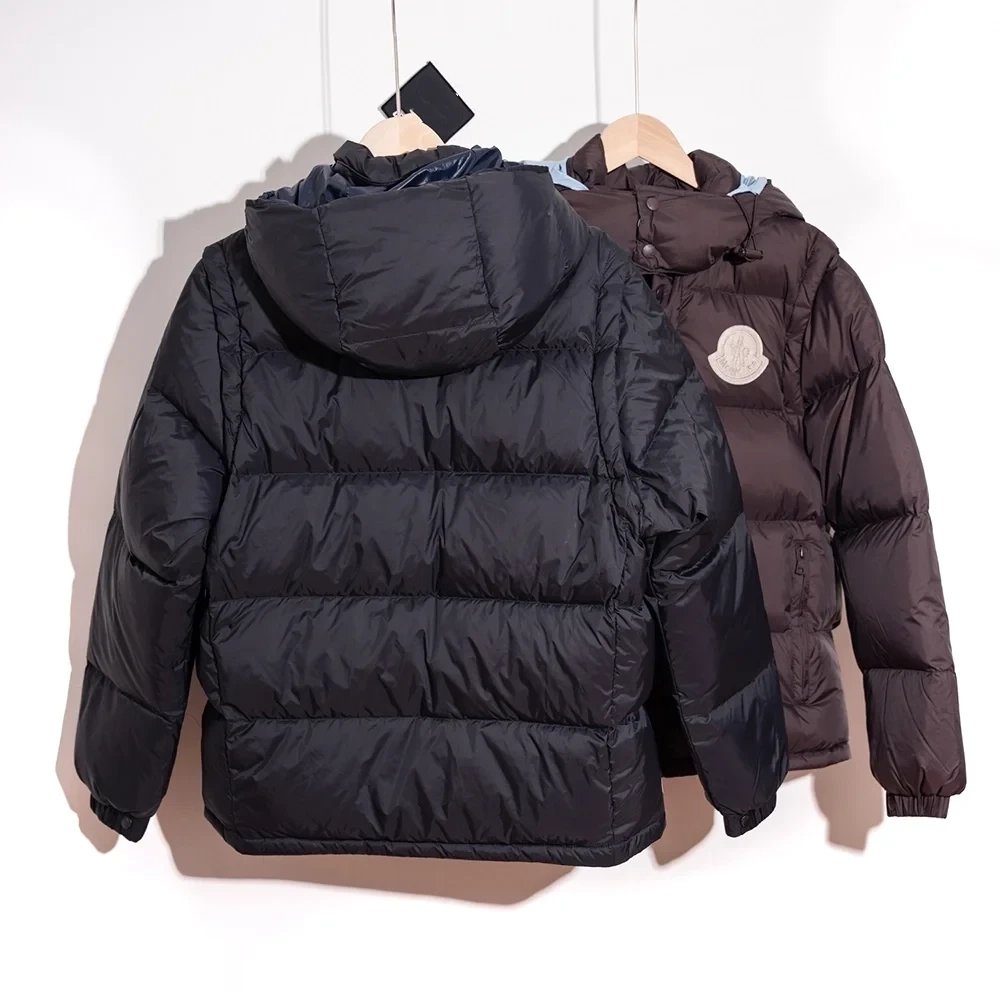Moncler Cyclone 2-in-1 Hooded Short Down Jacket,Moncler