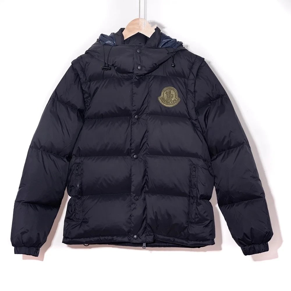 Moncler Cyclone 2-in-1 Hooded Short Down Jacket,Moncler