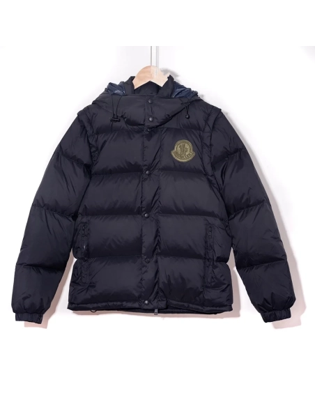 Moncler Cyclone 2-in-1 Hooded Short Down Jacket,Moncler