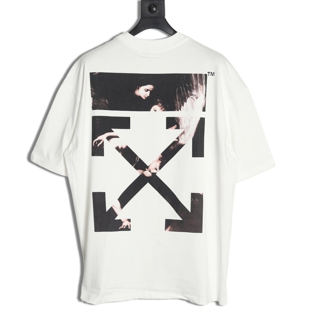 Off White Religious Angel Wings,Off White