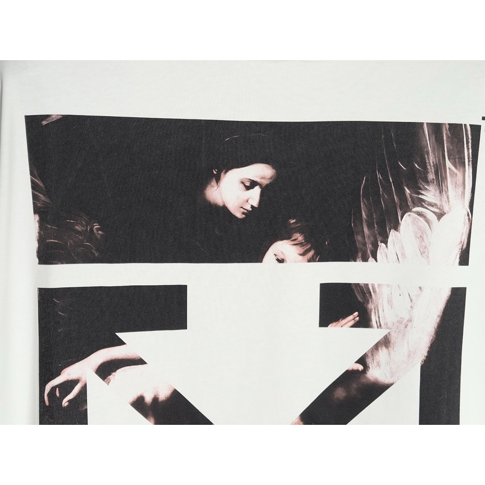 Off White Religious Angel Wings,Off White