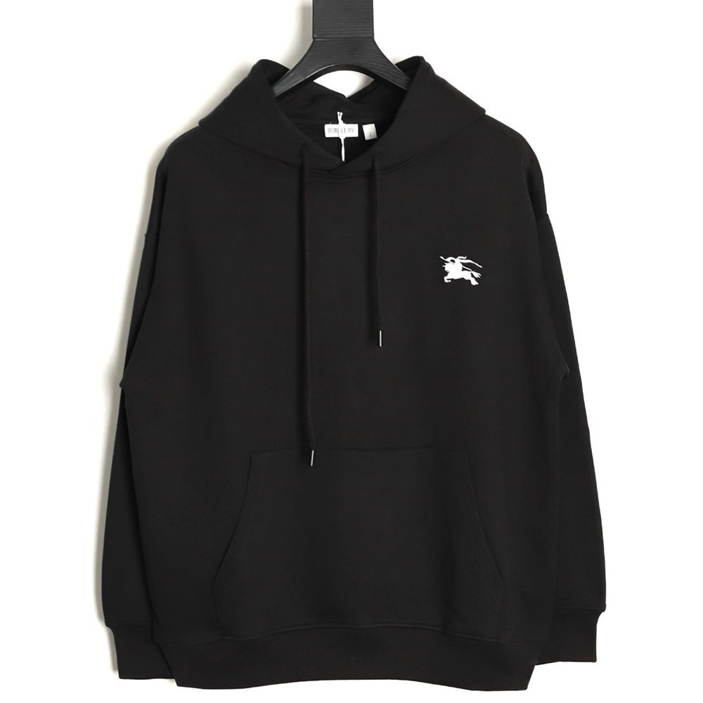 Burberry logo embroidered puff print hooded sweatshirt TSK1,Burberry