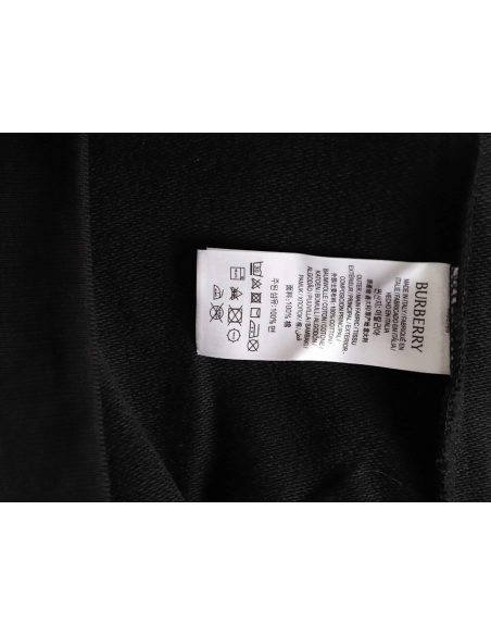 Burberry logo embroidered puff print hooded sweatshirt TSK1,Burberry