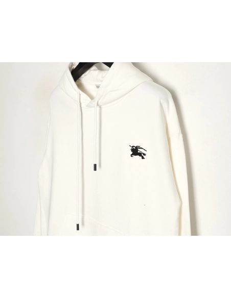Burberry logo embroidered puff print hooded sweatshirt,Burberry