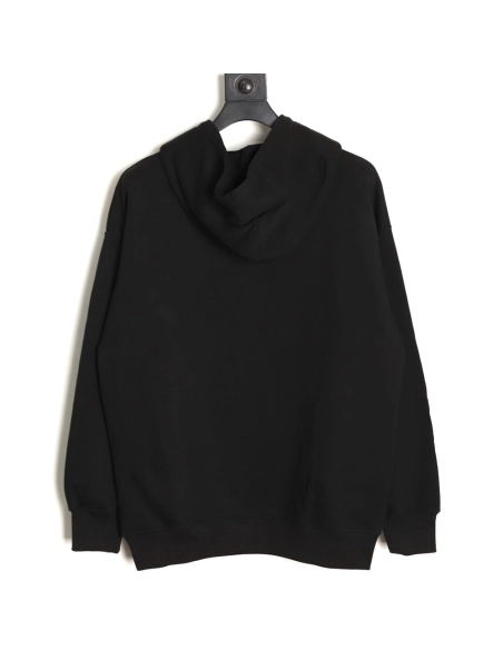 Prada faux pocket triangle iron logo hooded sweatshirt,Prada