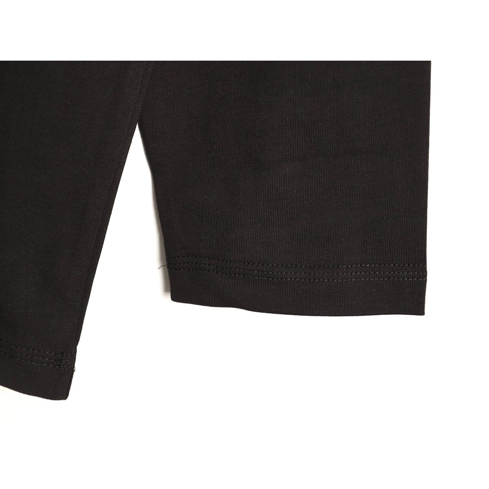 Prada large logo ink-splashed print long-sleeved T-shirt TSK1,Prada