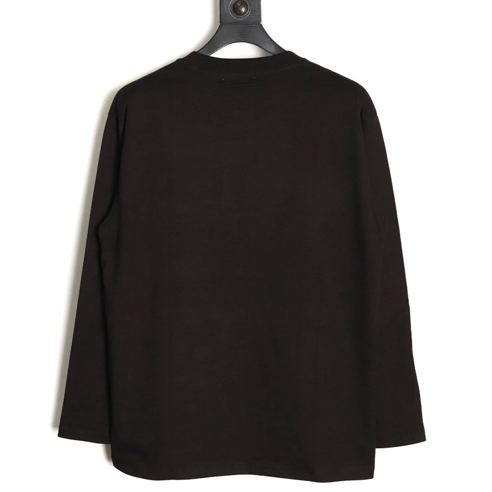 Loewe on co-branded logo embossed print long-sleeved T-shirt TSK1,Loewe