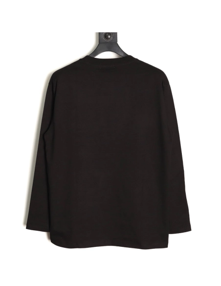 Loewe on co-branded logo embossed print long-sleeved T-shirt TSK1,Loewe