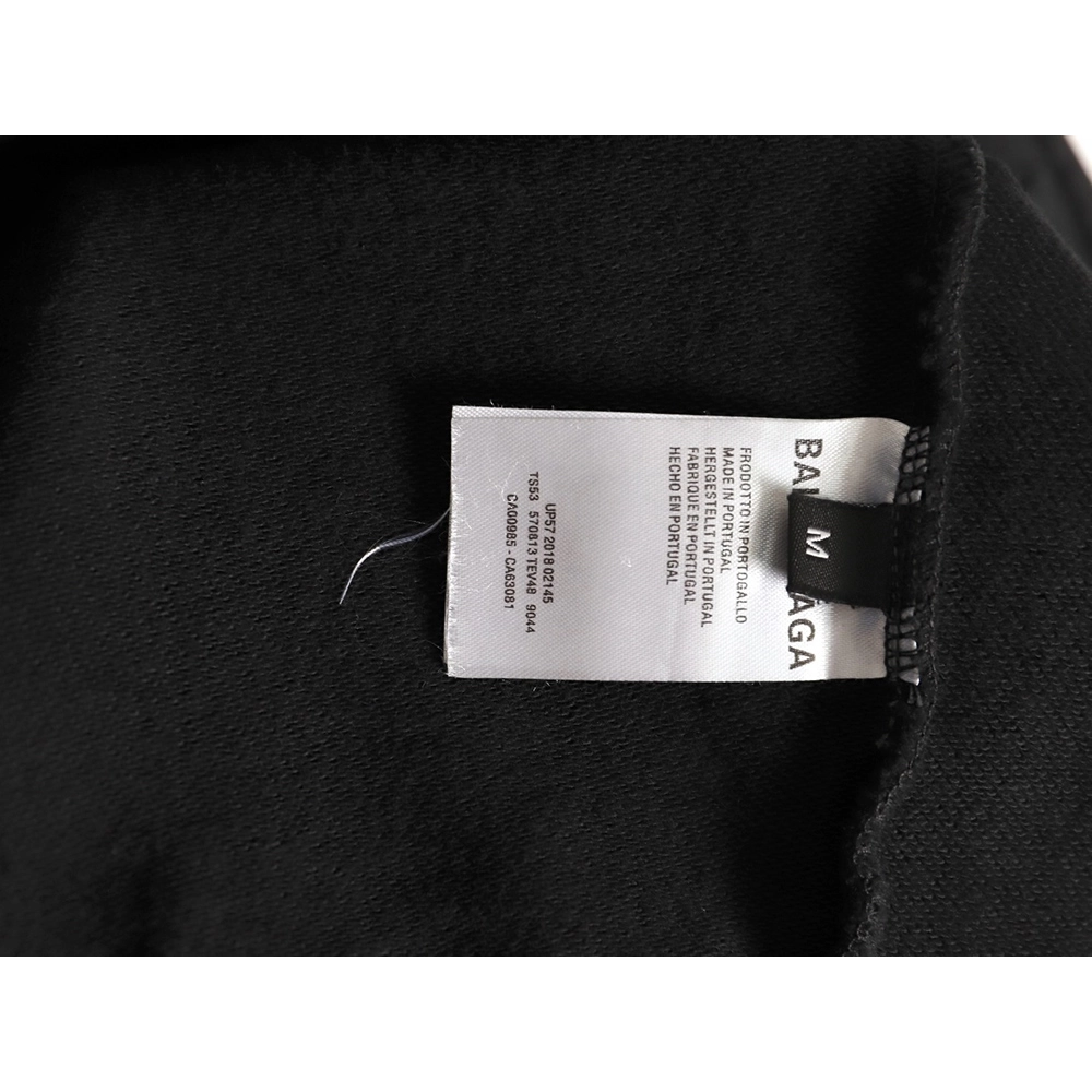 Balenciaga reverse letter embroidered hole double zipper jacket TSK1,Balenciaga