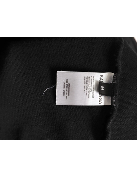 Balenciaga reverse letter embroidered hole double zipper jacket TSK1,Balenciaga