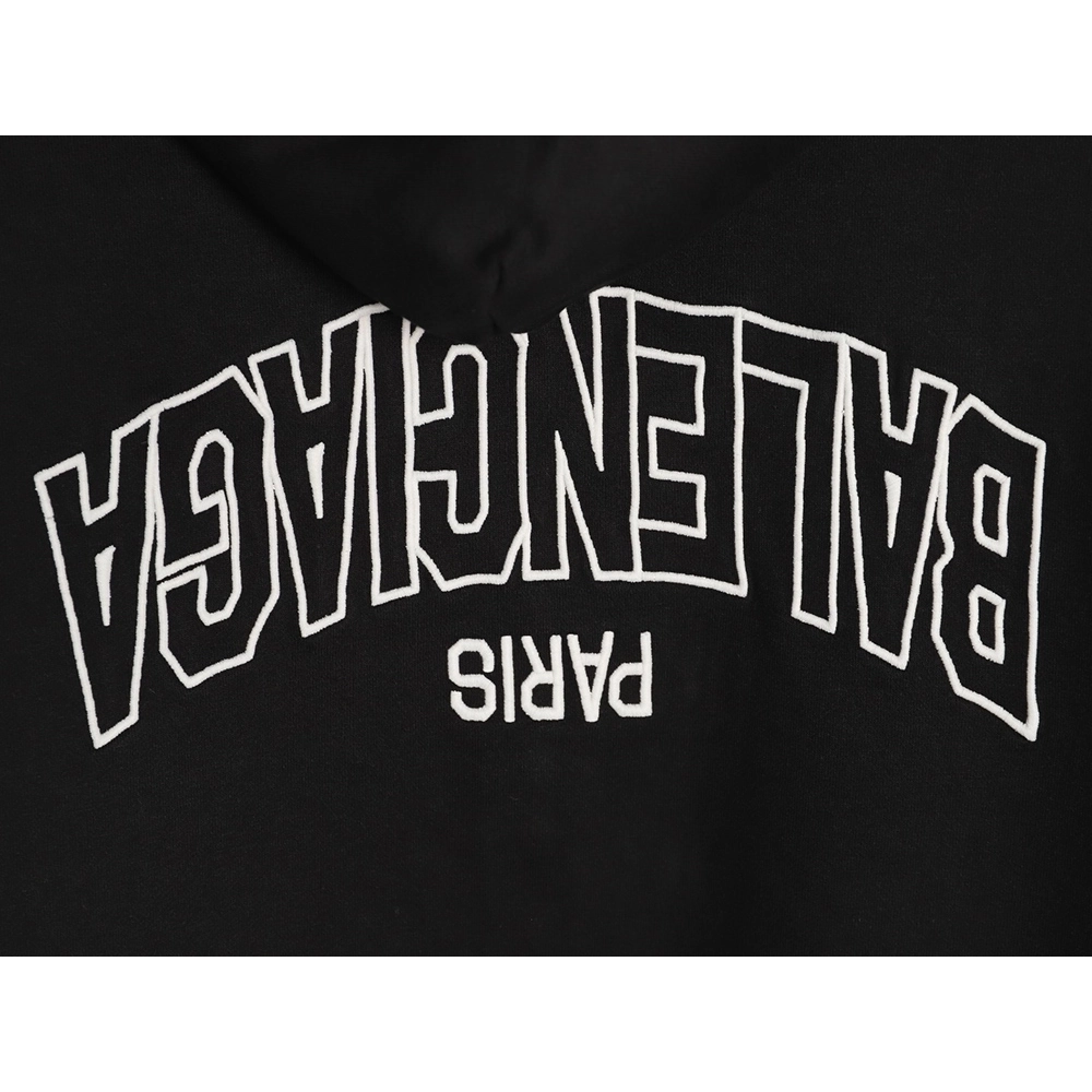 Balenciaga reverse letter embroidered hole double zipper jacket TSK1,Balenciaga