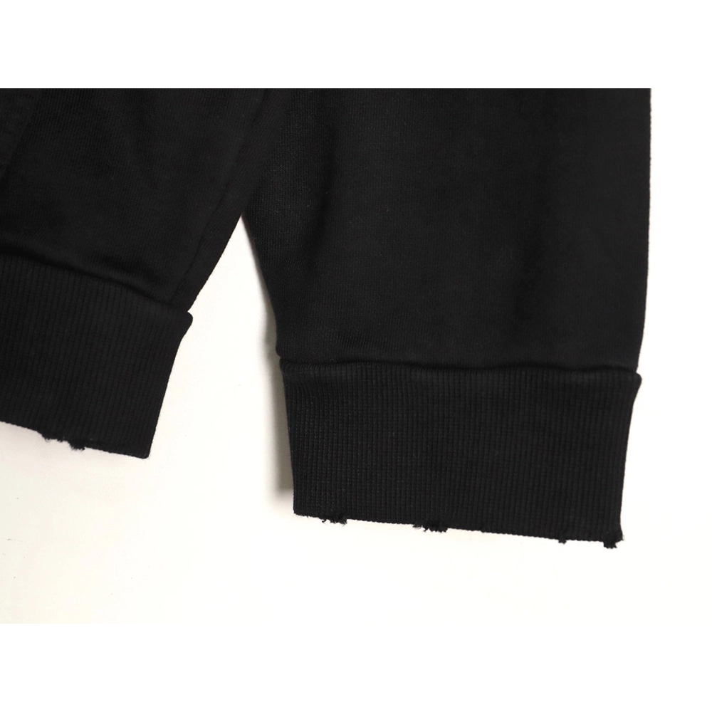 Balenciaga reverse letter embroidered hole double zipper jacket TSK1,Balenciaga