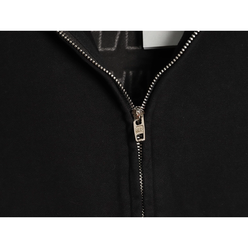 Balenciaga reverse letter embroidered hole double zipper jacket TSK1,Balenciaga