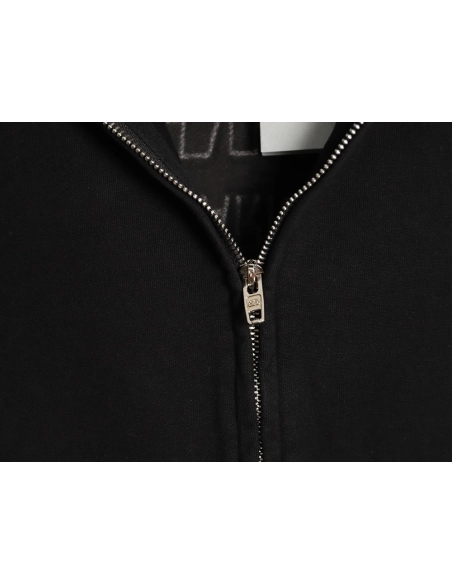 Balenciaga reverse letter embroidered hole double zipper jacket TSK1,Balenciaga