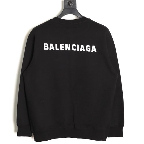 Balenciaga embroidered lettering crew neck sweatshirt TSK1,Balenciaga