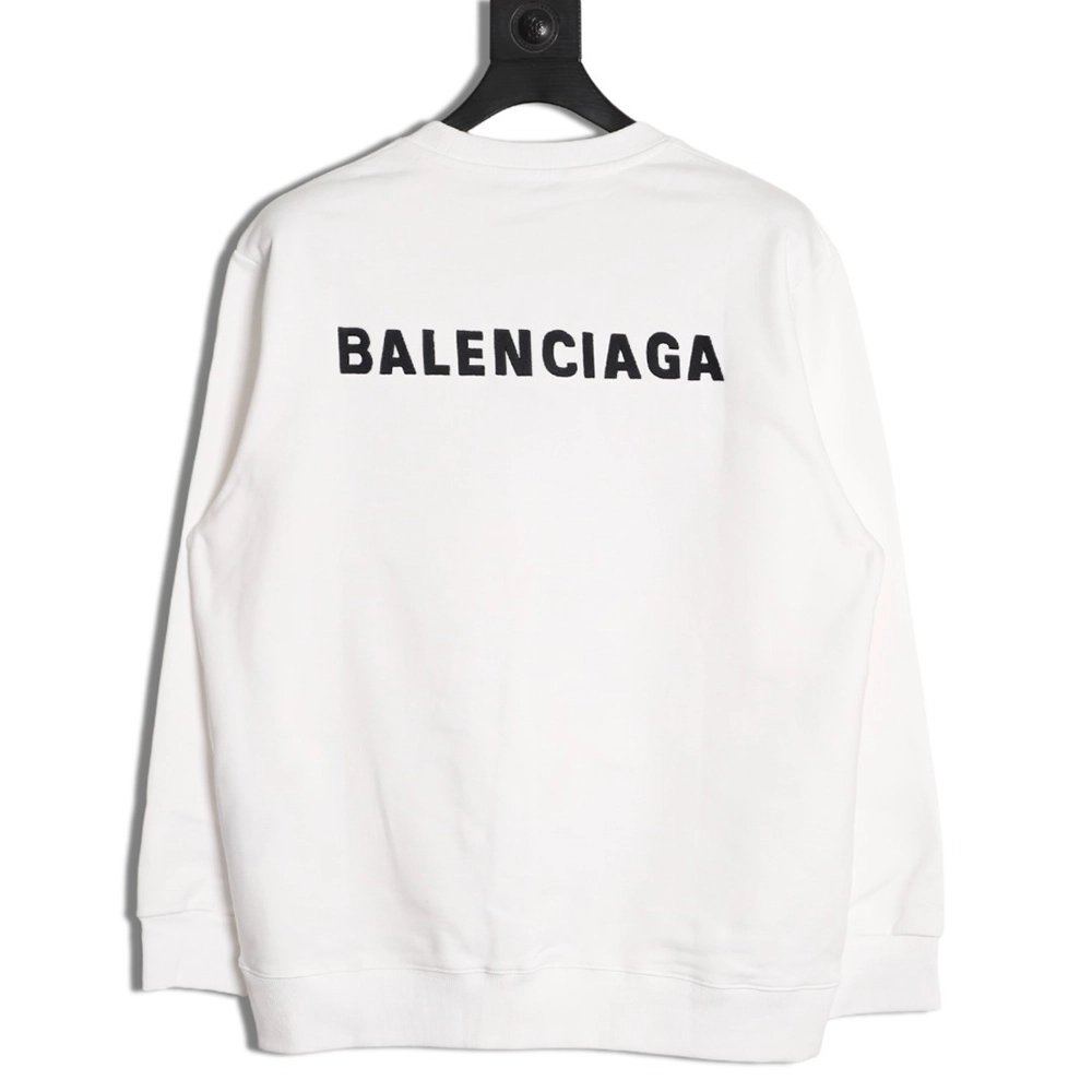Balenciaga embroidered lettering crew neck sweatshirt,Balenciaga
