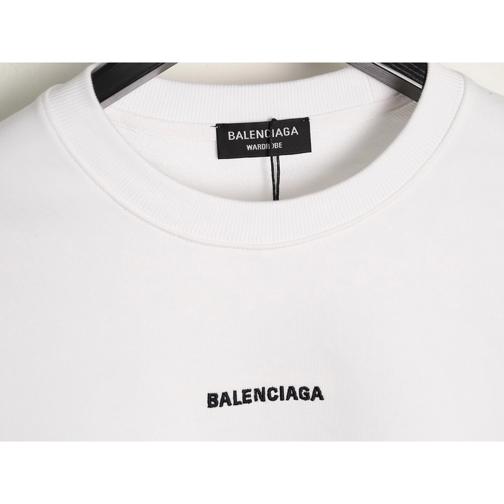 Balenciaga embroidered lettering crew neck sweatshirt,Balenciaga