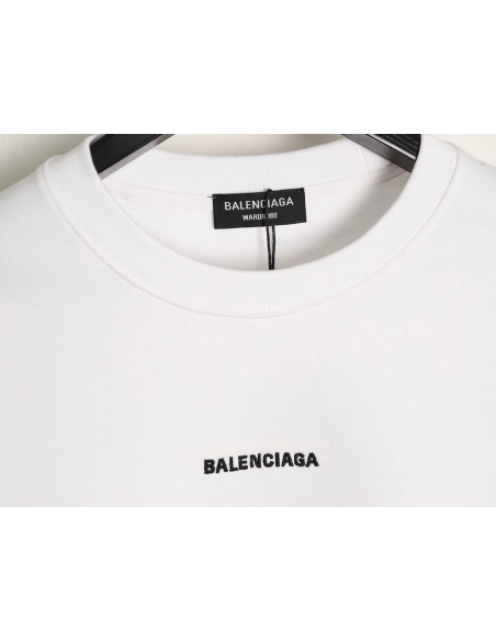 Balenciaga embroidered lettering crew neck sweatshirt,Balenciaga