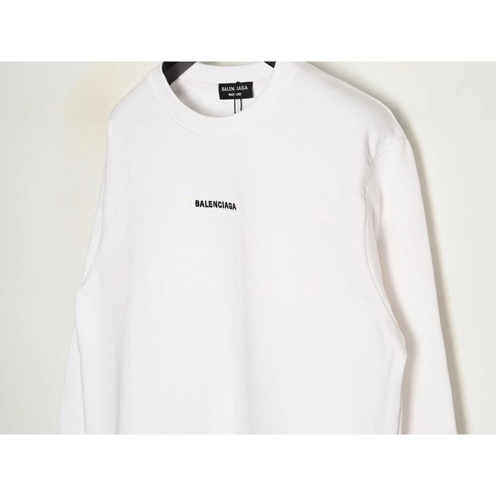 Balenciaga embroidered lettering crew neck sweatshirt,Balenciaga