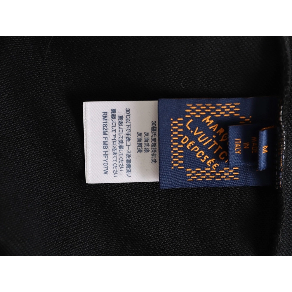 Louis Vuitton graffiti hand-painted pumpkin crewneck sweatshirt TSK1,Louis Vuitton