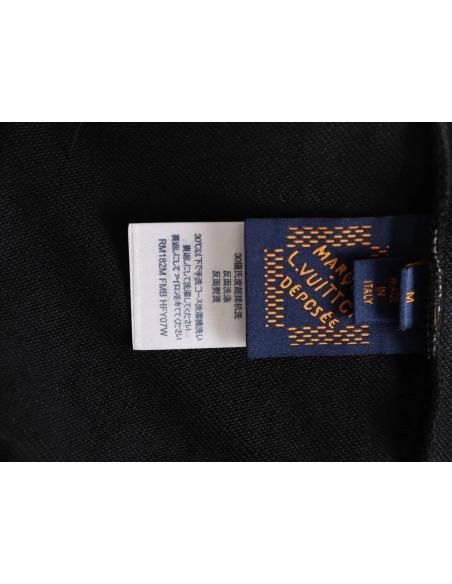 Louis Vuitton graffiti hand-painted pumpkin crewneck sweatshirt TSK1,Louis Vuitton