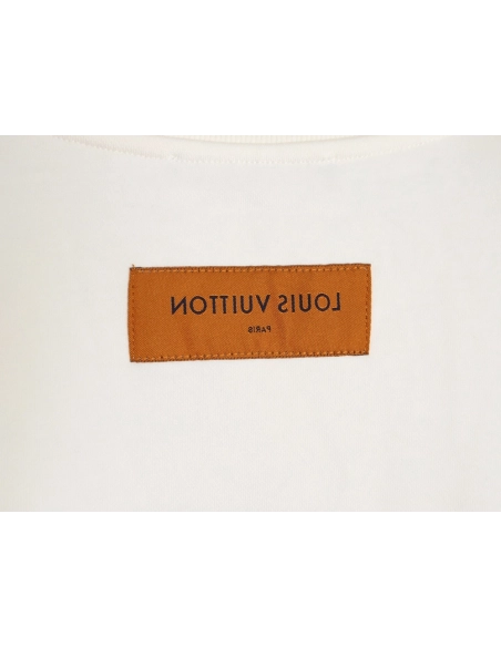 Louis Vuitton graffiti hand-painted pumpkin crewneck sweatshirt,Louis Vuitton