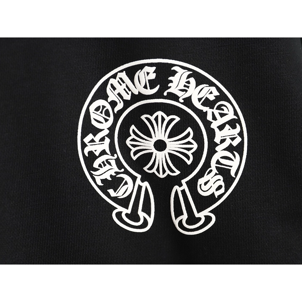 Chrome Hearts classic logo print crewneck sweatshirt TSK1,Chrome Hearts