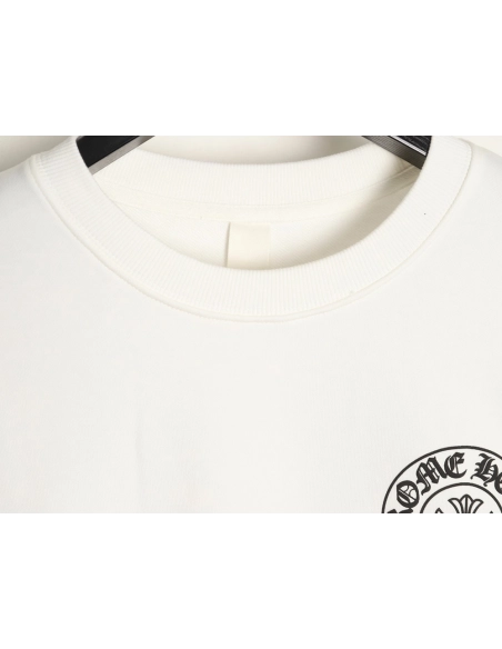 Chrome Hearts classic logo print crewneck sweatshirt,Chrome Hearts