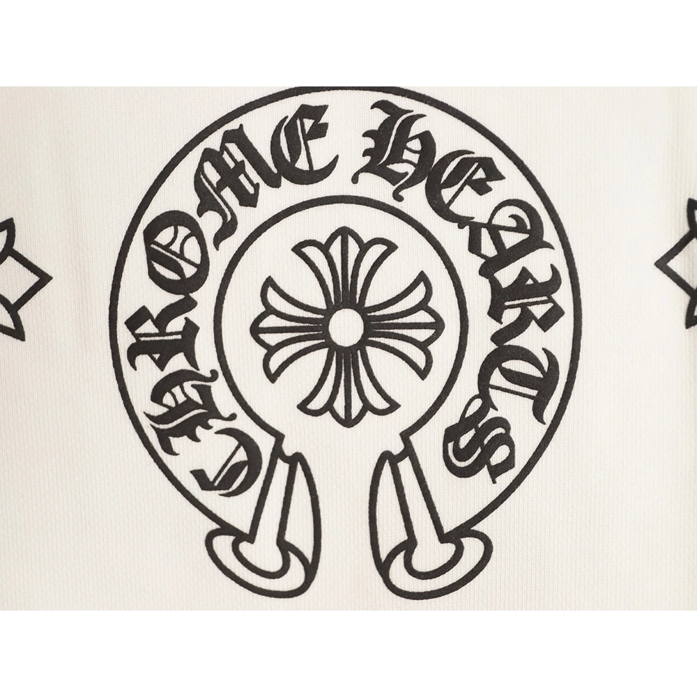 Chrome Hearts classic logo print crewneck sweatshirt,Chrome Hearts