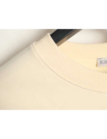 Burberry Check Patch Lettering Embroidered Crew Neck Sweatshirt,Burberry