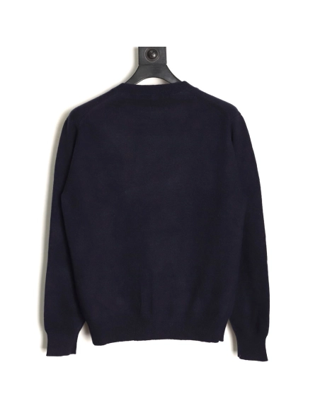 Burberry Warhorse embroidered crew neck knitted sweater TSK1,Burberry
