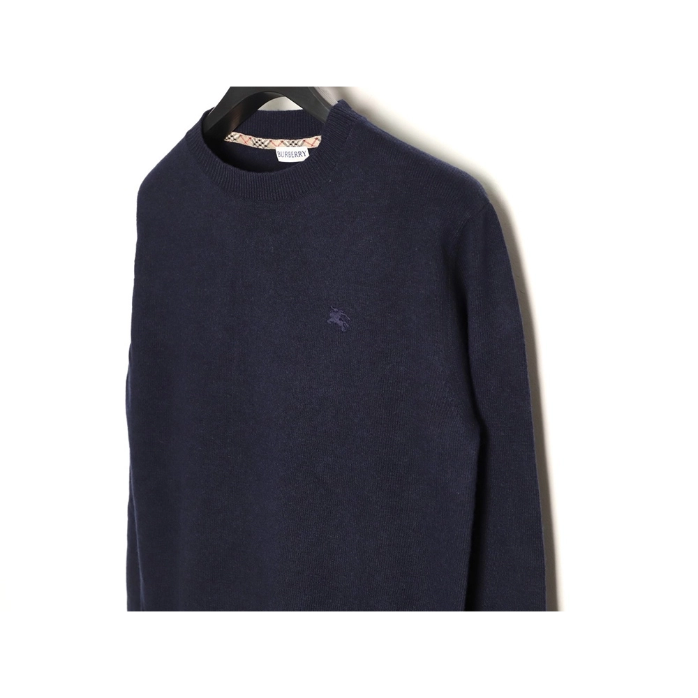 Burberry Warhorse embroidered crew neck knitted sweater TSK1,Burberry