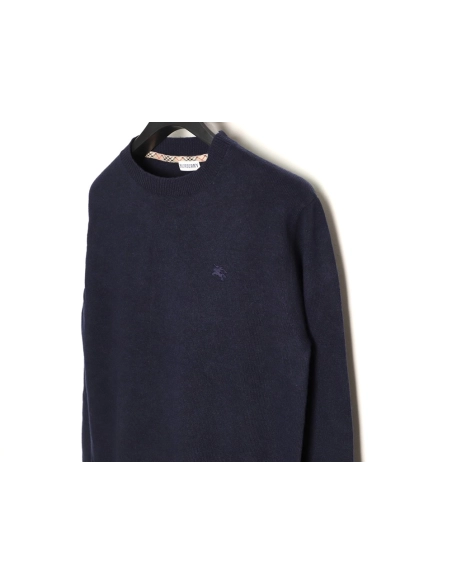 Burberry Warhorse embroidered crew neck knitted sweater TSK1,Burberry