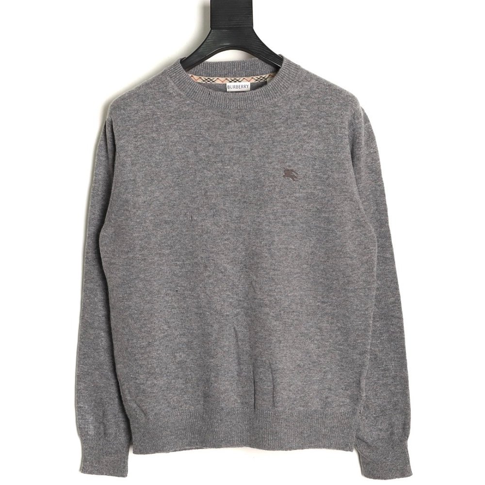 Burberry Warhorse embroidered crew neck knitted sweater,Burberry