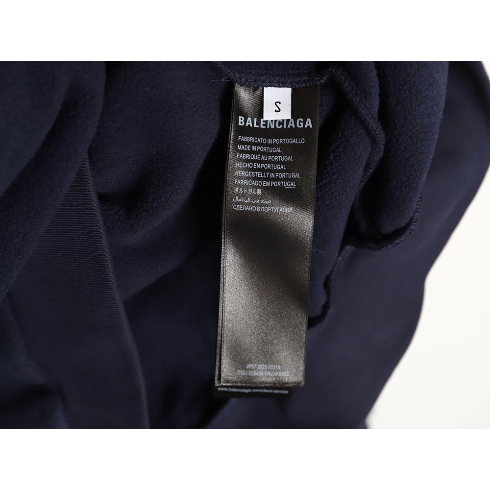 Balenciaga polar fleece embroidered stand collar jacket,Balenciaga