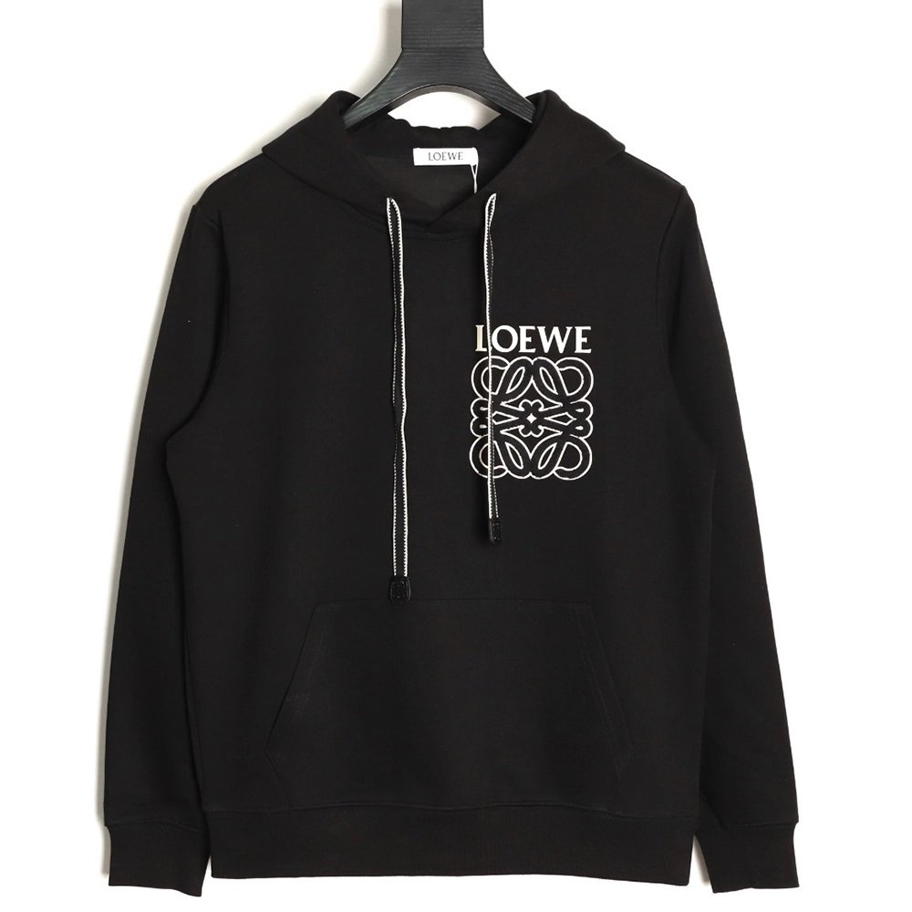 Loewe hooded sweatshirt with towelling appliqu¨¦ logo TSK1,Loewe
