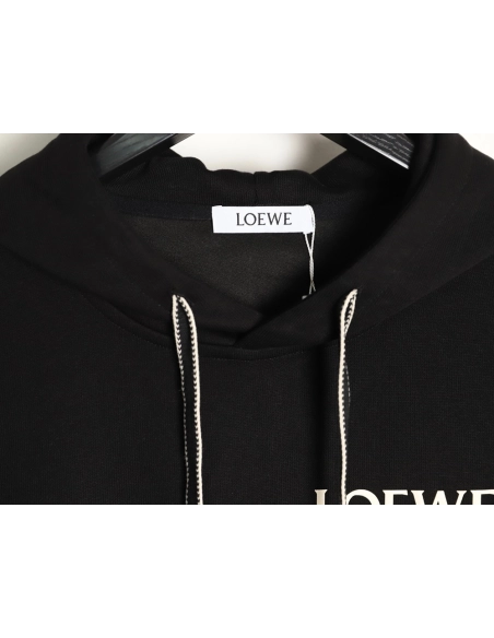 Loewe hooded sweatshirt with towelling appliqu¨¦ logo TSK1,Loewe