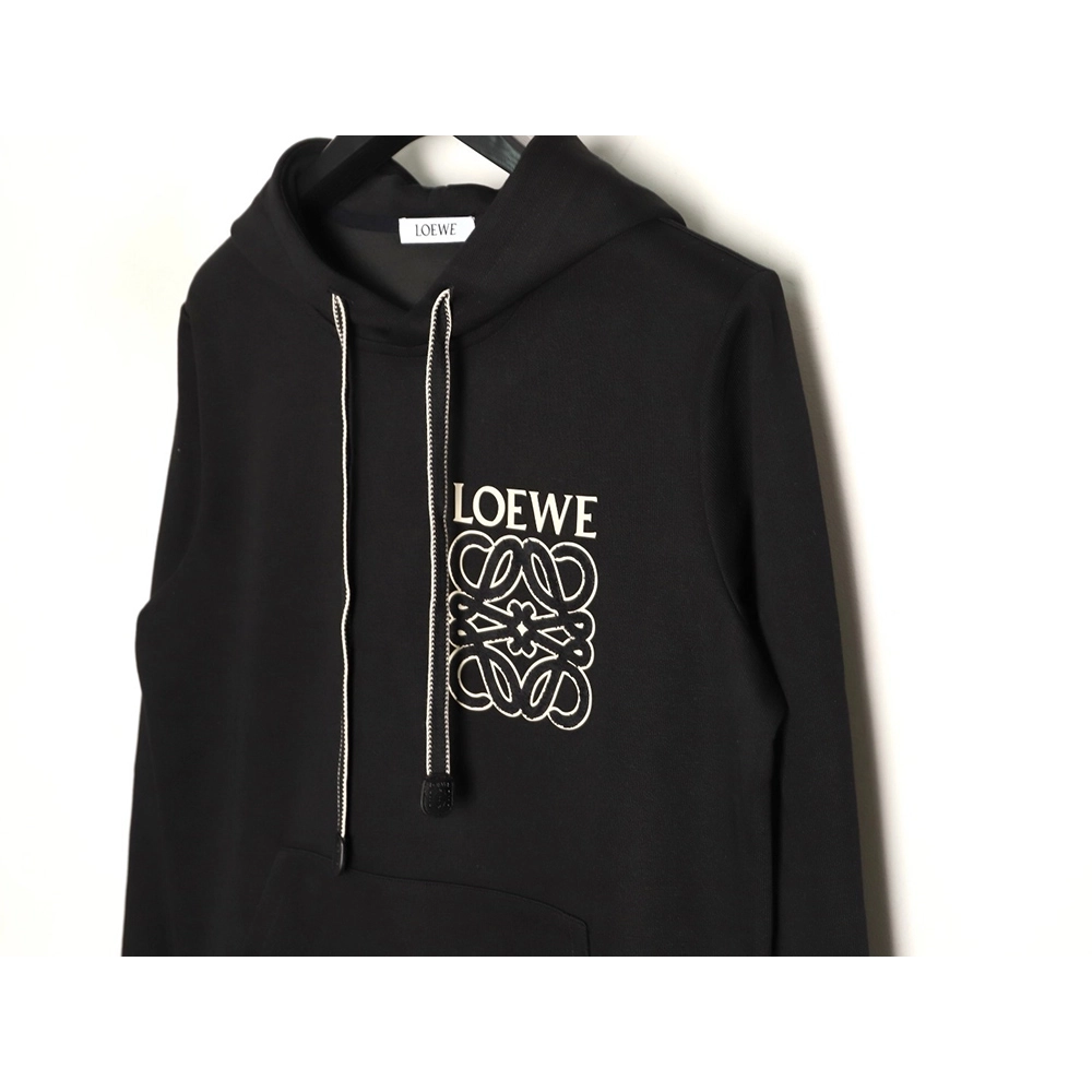 Loewe hooded sweatshirt with towelling appliqu¨¦ logo TSK1,Loewe