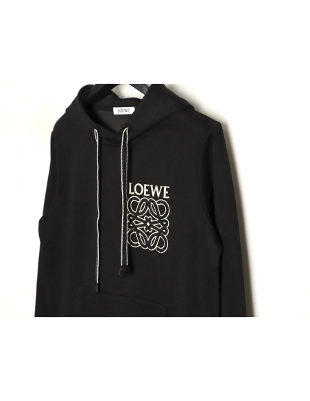 Loewe hooded sweatshirt with towelling appliqu¨¦ logo TSK1,Loewe