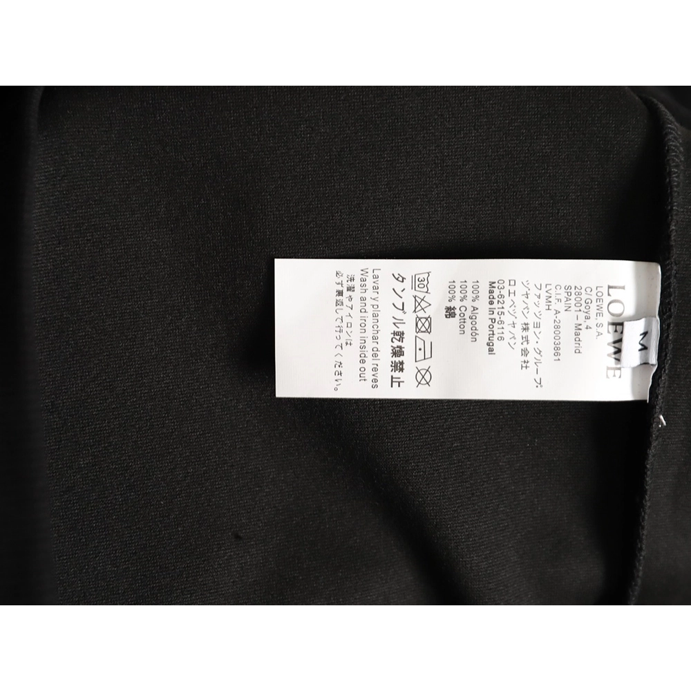 Loewe hooded sweatshirt with towelling appliqu¨¦ logo TSK1,Loewe