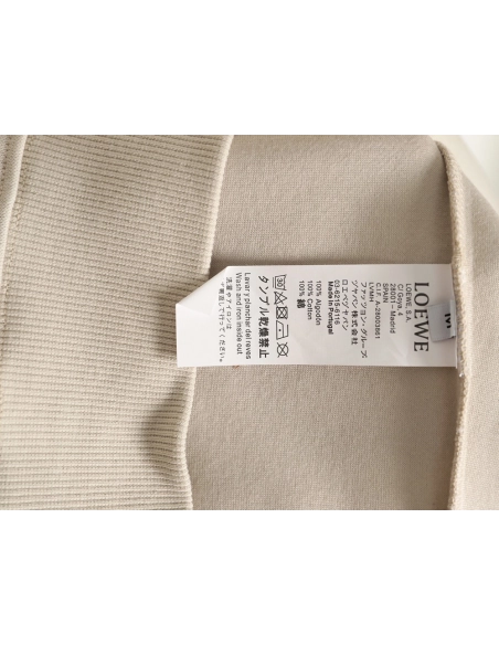 Loewe hooded sweatshirt with towelling appliqu¨¦ logo,Loewe