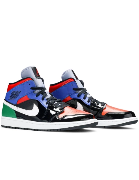 AIR JORDAN 1 MID SE MULTI PATENT CV5276 001,AIR JORDAN 1 MID,Air Jordan
