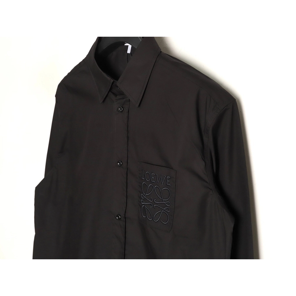 Loewe Anagram pocket embroidered shirt TSK1,Loewe