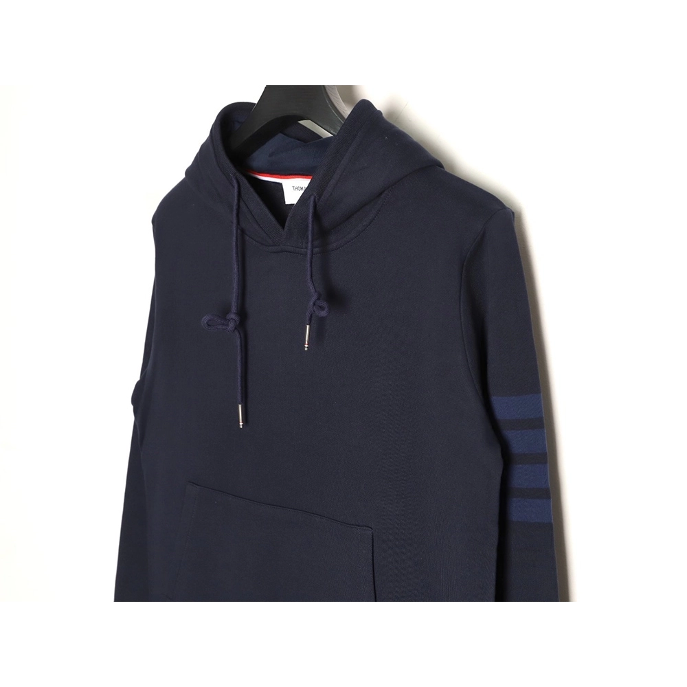 Thom Browne classic yarn-dyed four-bar hooded sweatshirt TSK1,Thom Browne