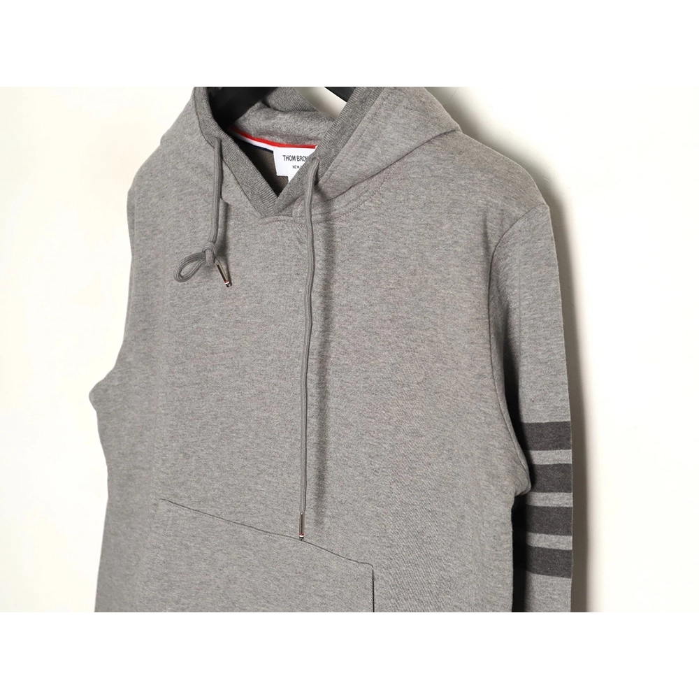 Thom Browne classic yarn-dyed four-bar hooded sweatshirt,Thom Browne