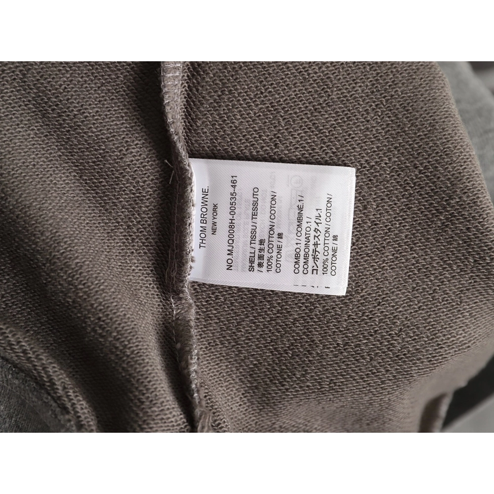 Thom Browne classic yarn-dyed four-bar hooded sweatshirt,Thom Browne