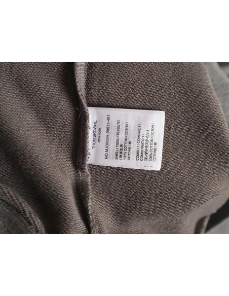 Thom Browne classic yarn-dyed four-bar hooded sweatshirt,Thom Browne