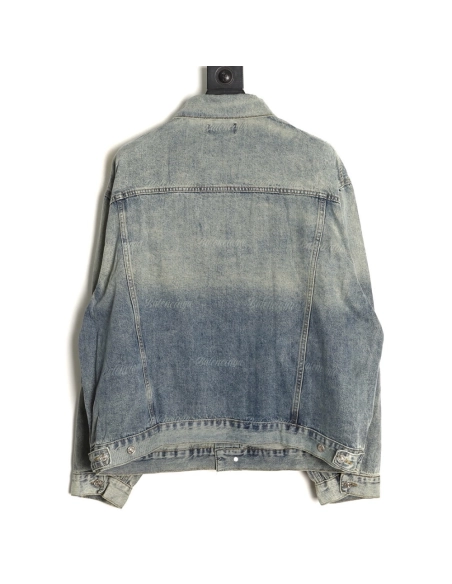 Balenciaga small letter full print washed jacket,Balenciaga